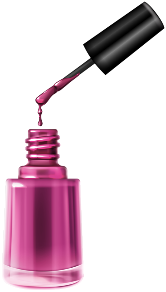 This png image - Pink Open Nail Polish PNG Clipart, is available for free download
