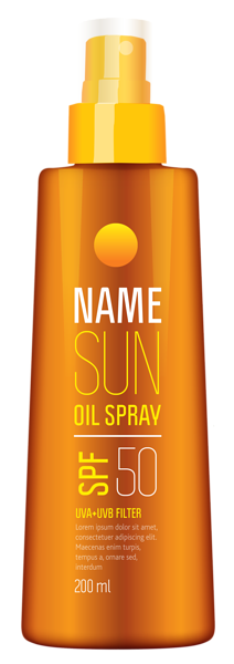 This png image - Sun Oil Spray PNG Clipart Picture, is available for free download