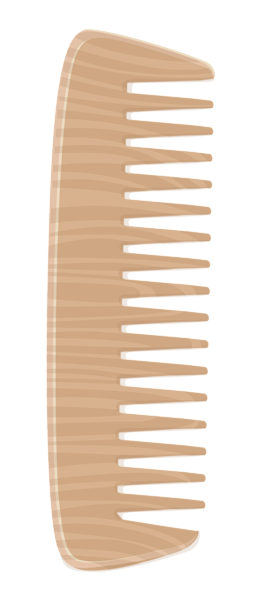 This png image - Wooden Comb PNG Clipart Image, is available for free download