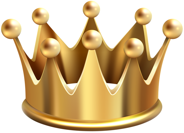 This png image - Gold Crown PNG Clip Art Image, is available for free download