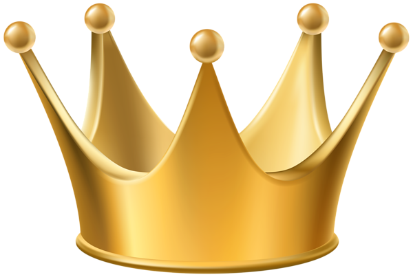 This png image - Gold Crown PNG Transparent Clipart, is available for free download