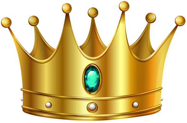 This png image - Gold Crown with Diamond PNG Clip Art Image, is available for free download