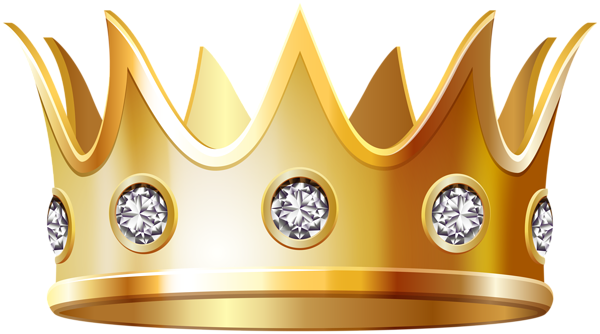 This png image - Gold Crown with Diamonds PNG Clip Art Image, is available for free download