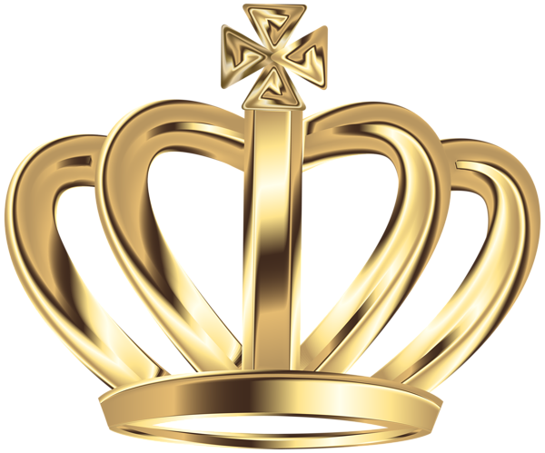 This png image - Gold Deco Crown Clip Art PNG Image, is available for free download