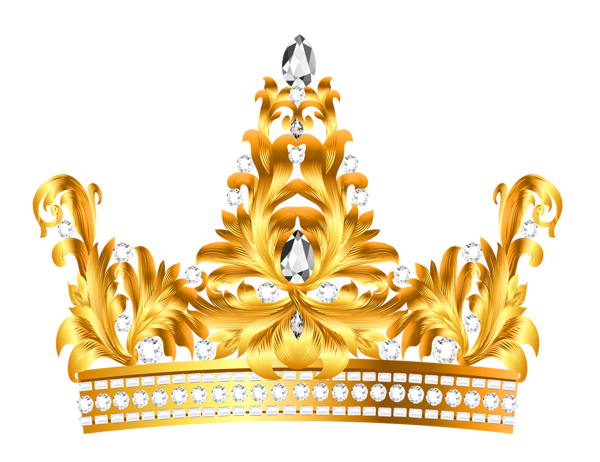 This png image - Gold and Diamonds Crown PNG Clipart, is available for free download