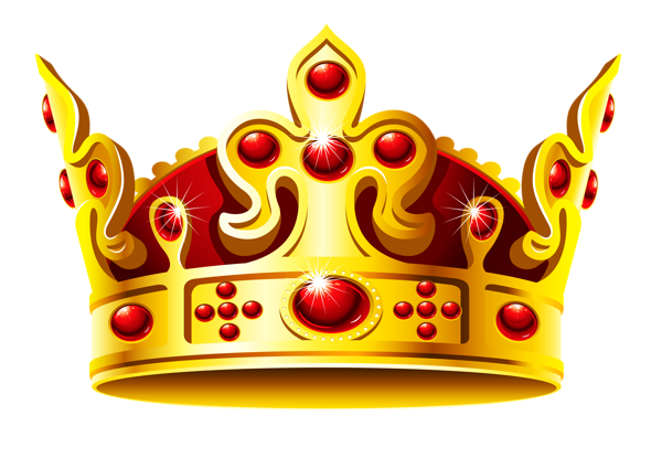 This png image - Gold and Red Crown PNG Clipart Picture, is available for free download