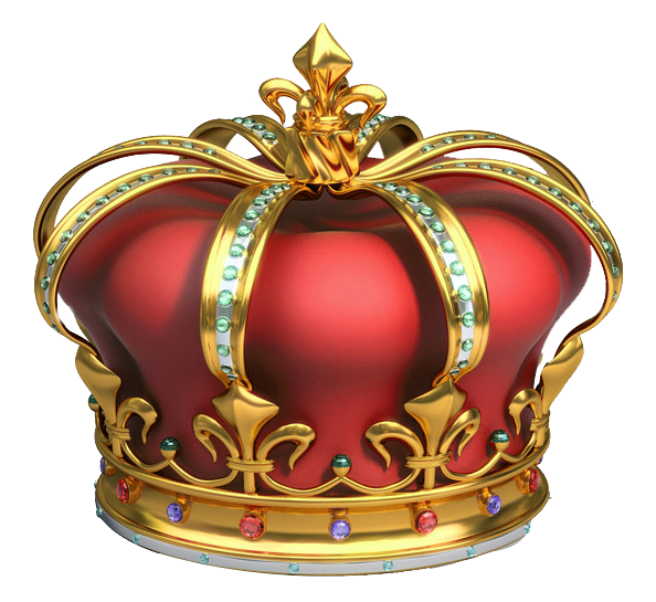This png image - Gold and Red Crown with Diamonds PNG Clipart, is available for free download