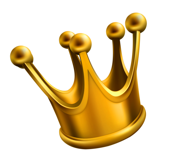 This png image - Golden Crown PNG Clipart Picture, is available for free download
