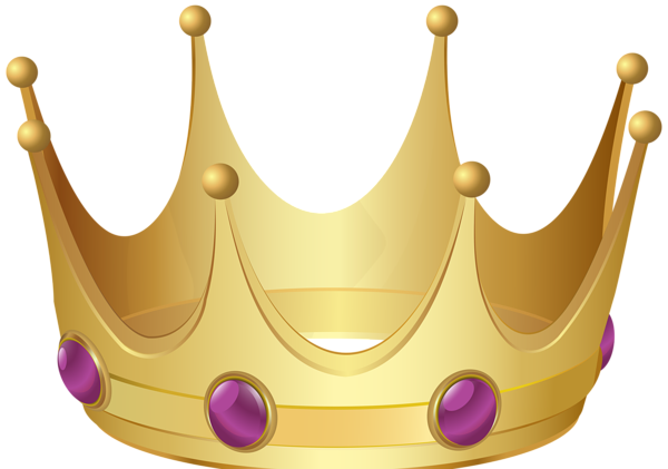 This png image - Golden King Crown PNG Transparent Clipart, is available for free download