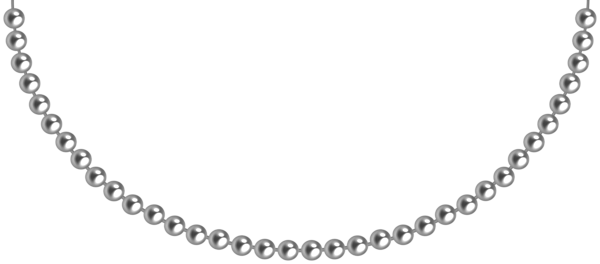 This png image - Beads Silver Transparent Clipart, is available for free download