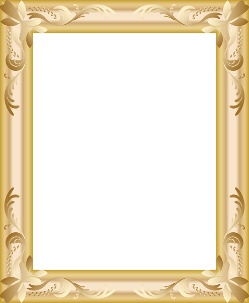 This png image - Biorder Frame Deco Gold PNG Clipart Image, is available for free download