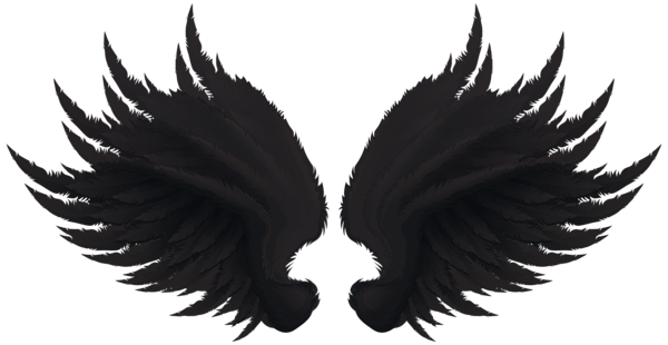 This png image - Black Wings Transparent Clip Art Image, is available for free download