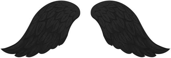 This png image - Black Wings Transparent Clip Art PNG Image, is available for free download