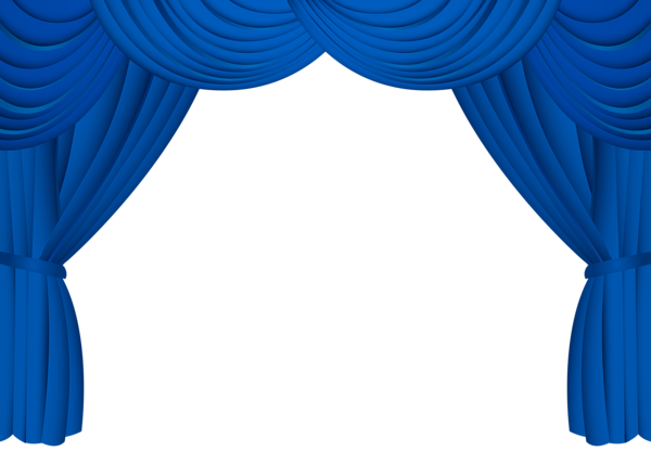 Blue Curtains PNG Transparent Clipart | Gallery Yopriceville - High