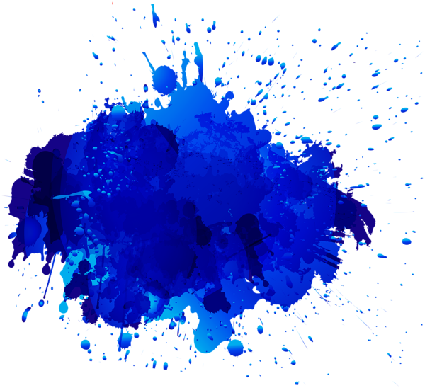 This png image - Blue Oil Paint Stain Transparent Clip Art Image, is available for free download