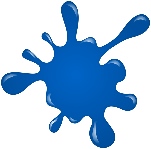 This png image - Blue Paint Splatter PNG Clipart, is available for free download