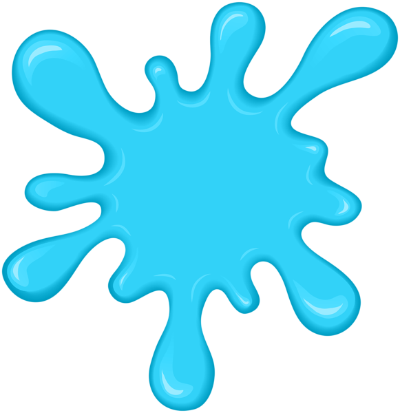 This png image - Blue Paint Splatter Transparent Clip Art, is available for free download