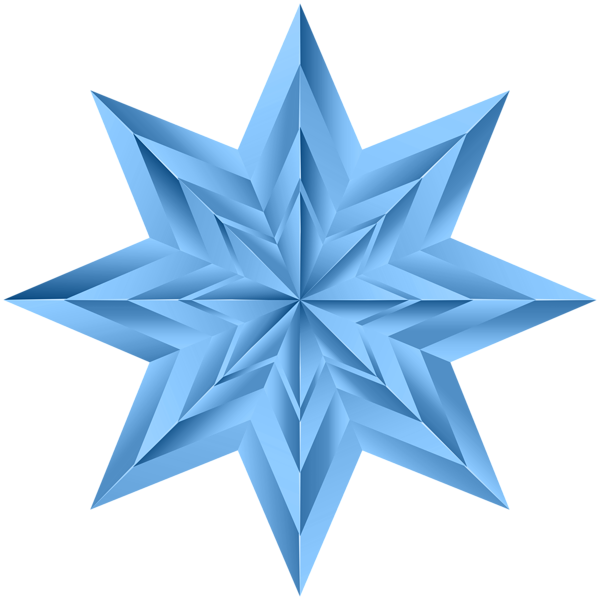 This png image - Blue Star Decoration PNG Clipart, is available for free download
