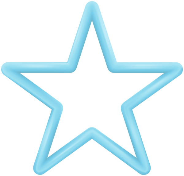 This png image - Blue Star Shape PNG Clipart, is available for free download
