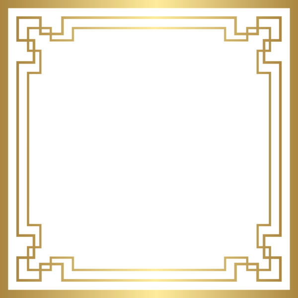 This png image - Border Deco Frame PNG Gold Clip Art, is available for free download