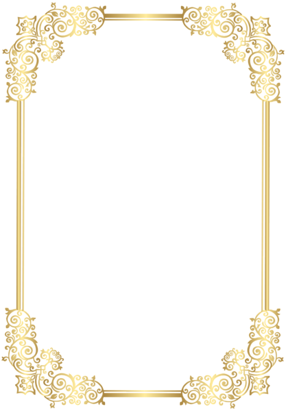 Border Decorative Frame Clip Art PNG Image  Gallery 