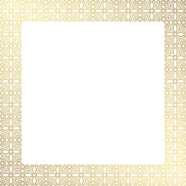 Border Decorative Frame PNG Gold Clip Art​  Gallery Yopriceville - High-Quality  Free Images and Transparent PNG Clipart