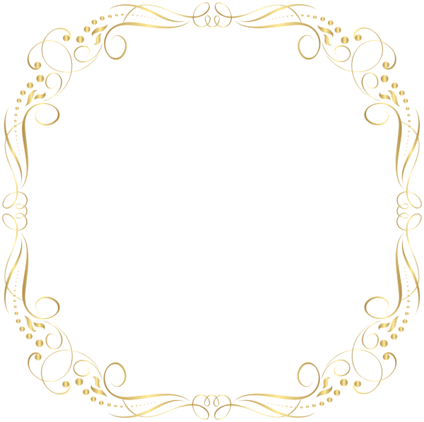 Border Frame Deco PNG Clip Art Image | Gallery Yopriceville - High ...