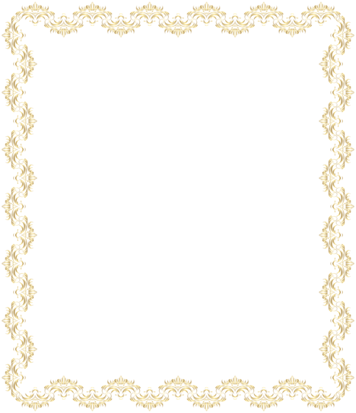 This png image - Border Frame Deco PNG Gold Clip Art, is available for free download