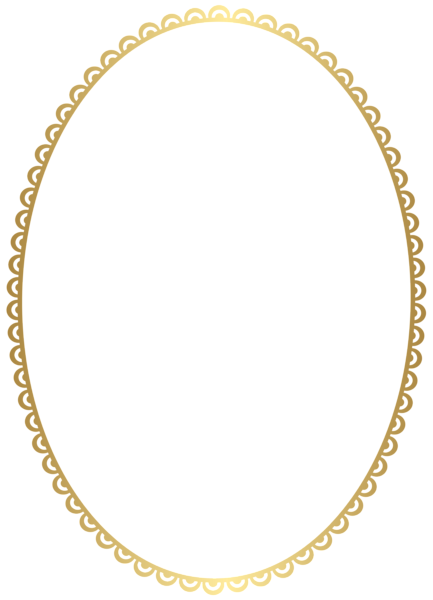 This png image - Border Frame Gold Oval PNG Clipart, is available for free download
