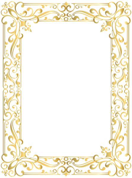 This png image - Border Frame Gold PNG Clipart Image, is available for free download