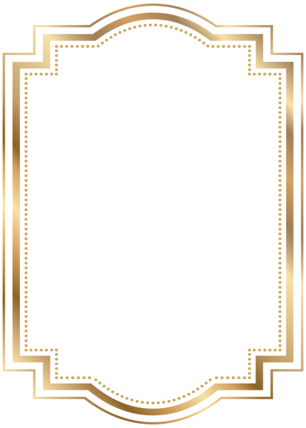 This png image - Border Frame Gold Transparent Clip Art, is available for free download