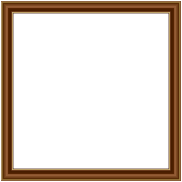 Brown Gold Border Frame Transparent PNG Image | Gallery Yopriceville