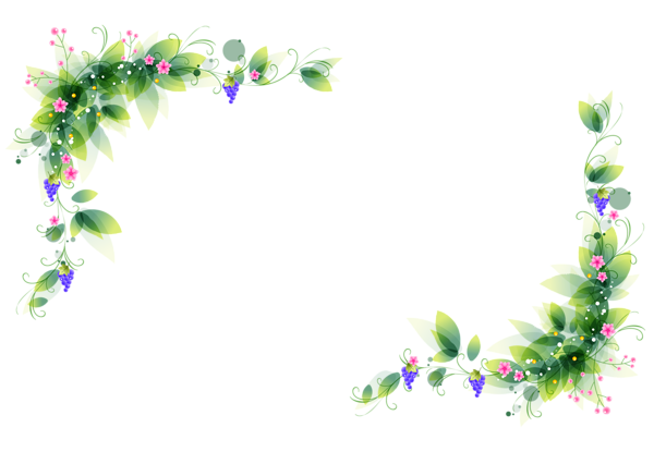 This png image - Corner Floral Decoration PNG Clipart Image, is available for free download