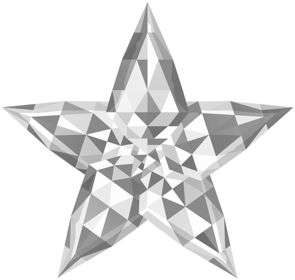 This png image - Crystal Star PNG Transparent Clipart, is available for free download
