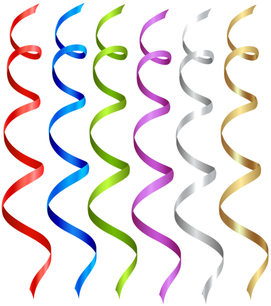 This png image - Curly Ribbons Set Clip Art Image, is available for free download
