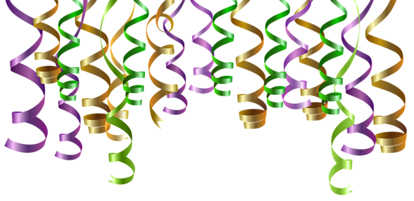 This png image - Curly Ribbons Transparent PNG Clip Art, is available for free download