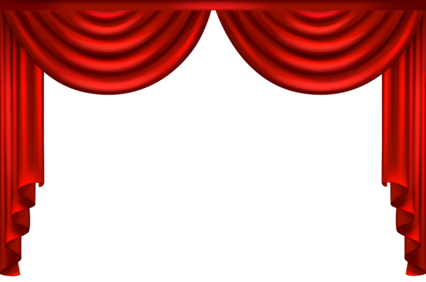 This png image - Curtains Red Clip Art, is available for free download
