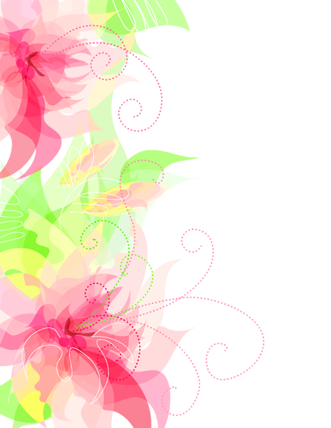 This png image - Cute Floral Decoration Transparent PNG Clipart, is available for free download