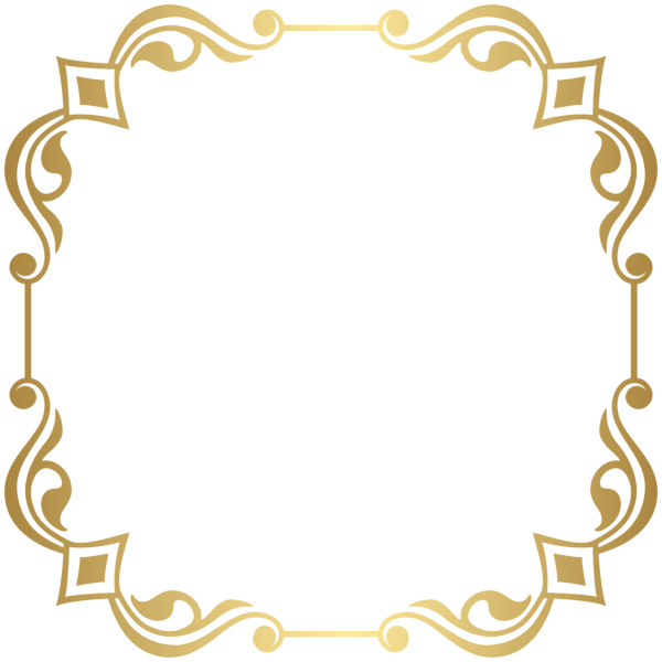 This png image - Deco Frame Border, is available for free download