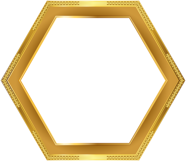 This png image - Deco Gold Border Frame Transparent PNG Image, is available for free download
