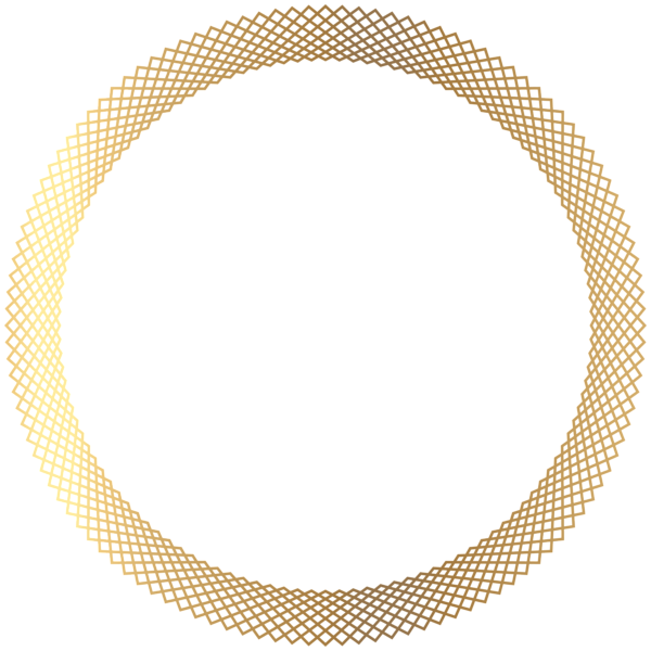 This png image - Deco Gold Round Border PNG Transparent Clip Art, is available for free download