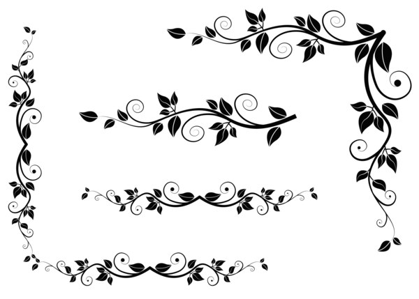 Deco Leaves PNG Clipart Picture | Gallery Yopriceville ... Choose from over a million free vectors, clipart graphics, vector art images, design templates, and illustrations created by artists simple black and white patterns.