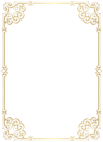 This png image - Decorative Border Frame PNG Clip Art, is available for free download