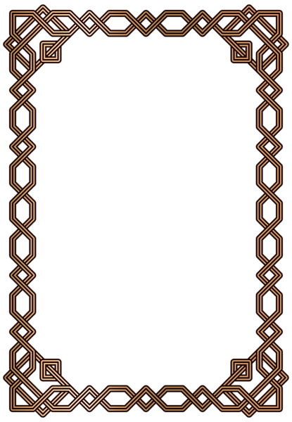 This png image - Decorative Border Frame PNG Clip Art Image, is available for free download