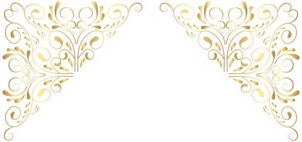This png image - Decorative Corners PNG Clip Art, is available for free download