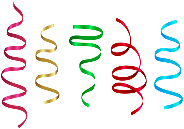 This png image - Decorative Curly Ribbons PNG Clipart, is available for free download