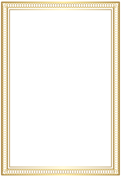 This png image - Decorative Frame Border Gold PNG Clip Art Image, is available for free download