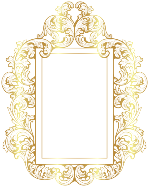 This png image - Decorative Gold Frame Border Clipart Image, is available for free download