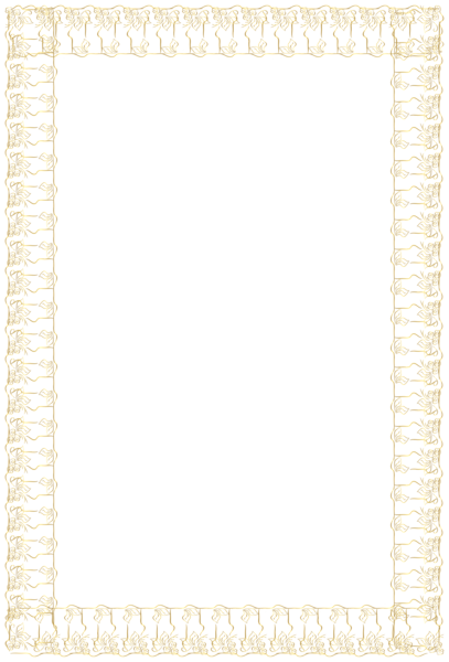This png image - Decorative Gold Frame Border PNG Transparent Image, is available for free download