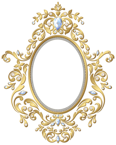 This png image - Decorative Gold Frame Transparent Clipart, is available for free download